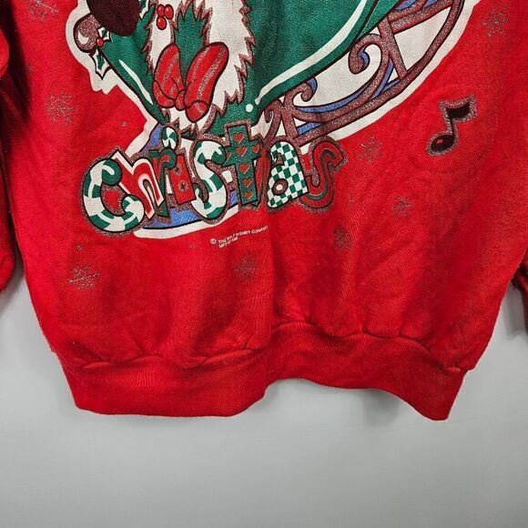 Vintage The Walt Disney Mickey Mouse Sweatshirt. Red L#023 - Picture 6 of 14